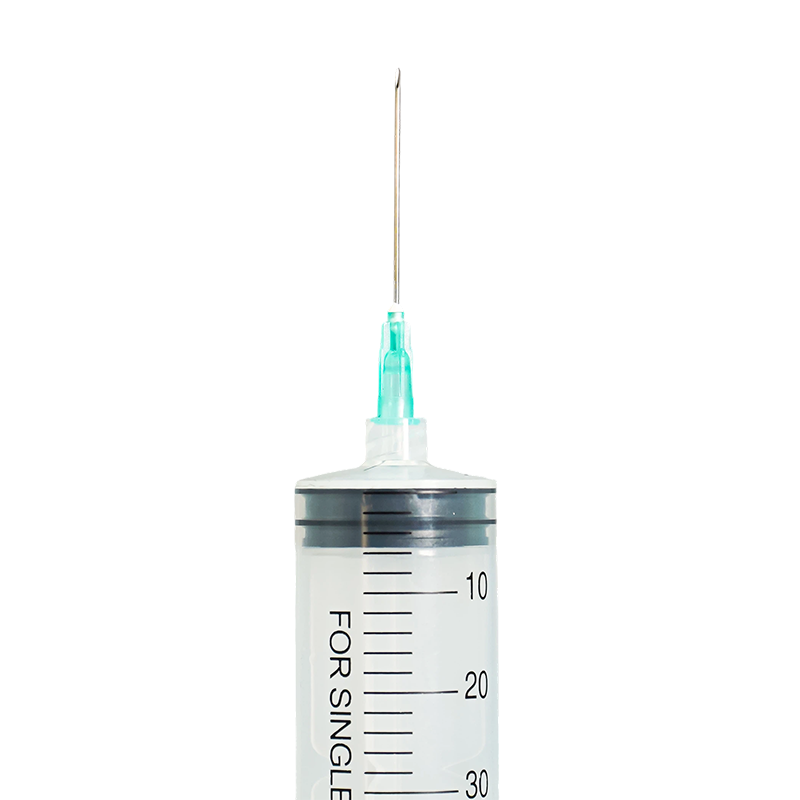 حقنة معقمة للاستخدام مرة واحدة (مع إبرة)